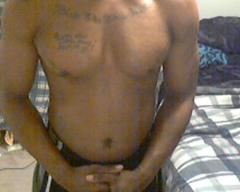 Bi- Athletic, Smooth, Ebony Male 33yo Top, 33