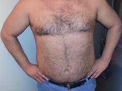 6 5", 280lbs, Masculine and hairy with hands of a god.
