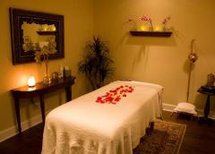 A unique massage with One Man, One Woman, AND YOU in a sensual setting for MASSAGE